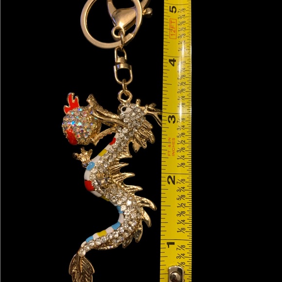 Austrian crystal dragon keychain - Picture 6 of 6